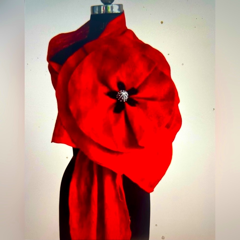 Oriental Poppy  Wrap by Pomegranate Moon